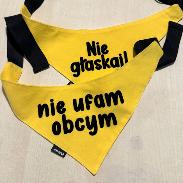 Psiakrew Bandana für den Hund NIE UFAM OBCYM