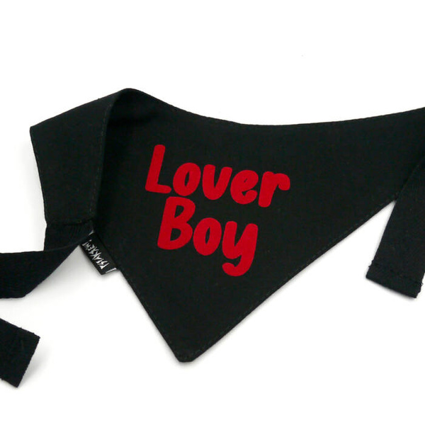 LOVER BOY Hundehalstuch Psiakrew