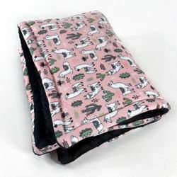 Premium Mat Plaid Blanket for the dog, Lama Psiakrew Design