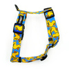 Hundegeschirr, Ducky Duck Psiakrew, mittlere und größere Hunde, 2,5 cm Gurtband, schwarze Beschläge