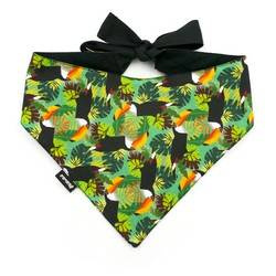 Premium Dog Bandana Toucan handkerchief style to tie around your pet’s neck