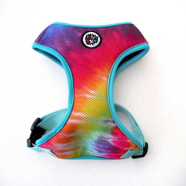 Dog Harness Tie-Dye, colorful print, Always Feeling Cool, Super Soft Psiakrew 