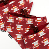 Premium Hundehalstuch-Weihnachtsmänner-Taschentuch zum Binden um den Hals Ihres Haustieres, Burgund