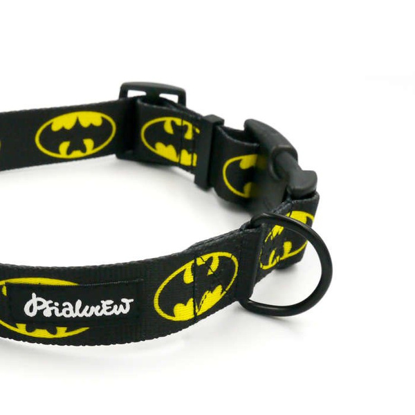 Verstellbares Hundehalsband- Bat Dog, 3 cm breit für mittelgroße und große Hunde