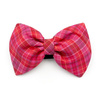Checkered bow tie for a dog, elegant classic bow Psiakrew