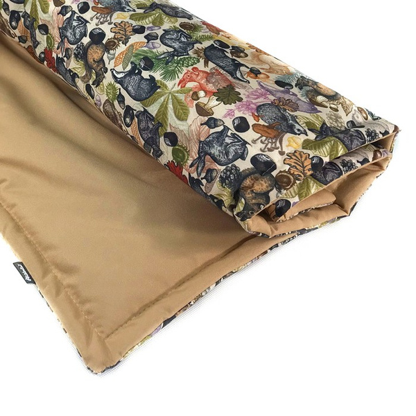 Waterproof Mat for the dog, puppy, cat, Forest Treasures Psiakrew Design