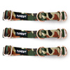 Half-choke collar Camo, 2.5 cm wide, medium and big dogs, rose gold