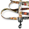 Dog Leash Forest Treasures width 2.5 cm, 1"  wide, snap hook black 6cm