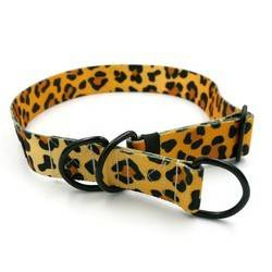 Half-choke collar Tarzan, 3 cm wide, medium and big dogs, black extras