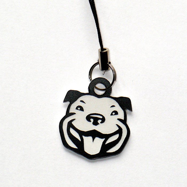 Staffie dog pendant, tag, charms