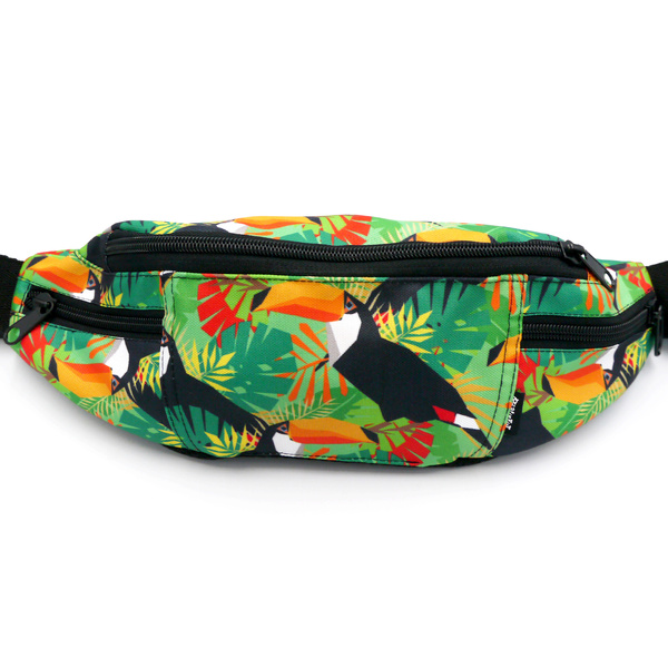 Fanny Pack Hip Bag Toucans, Bum Bag Psiakrew