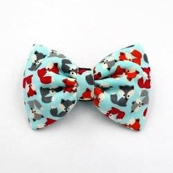 Dog Bow Tie, gift for dog, Pet Bow Tie, Bowtie, Collar Attachment, Fox