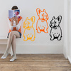 Wandtattoo Hund Französische Bulldogge Wanddekoration für ein Kinderzimmer für einen Hundeliebhaber