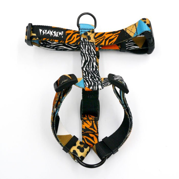 Harness for Dog, Model Wild Animals Guard Harness Small Harness for small dogs, puppies, black extras