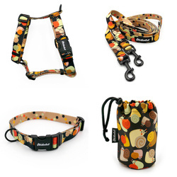 ACCESSORY KIT. Small dog. Snail Family Psiakrew Series; Collar, Harness, Leash, Sachet for dog treats