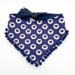 Dog Bandana I love my Family handkerchief style to tie around your pet’s neck