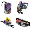 ACCESSORY KIT. Medium dog. Crazy Leopard Psiakrew Series; Collar, Harness, Leash, Sachet for dog treats