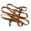 Dog Leash Dog On Fire width 2.5 cm, 1"  wide, snap hook black 6cm