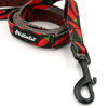 Dog Leash Red Hot Chili width 2 cm 0.78 ", black extras