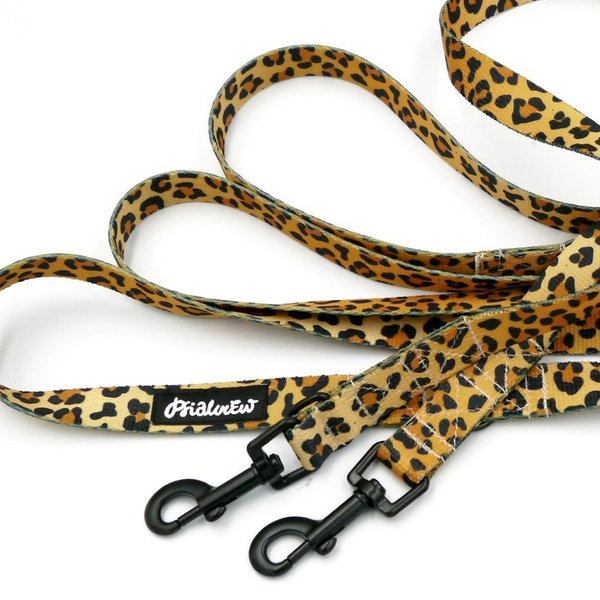 Dog Leash Tarzan width 2 cm wide, black snap hook 6 cm