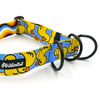 Half-choke collar Ducky Duck Psiakrew, 4 cm wide, medium and big dogs, black extras