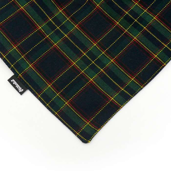 Bandanka dla psa, w szkocką kratę Tartan Dark Blue