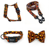ACCESSORY KIT. Big dog. Dog on Fire Psiakrew Series; Collar, Harness, Leash, Bow Tie
