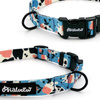 Dog Collar Psiakrew Spotted Cow, 2 cm 0.78"  wide, for smaller dogs black extras