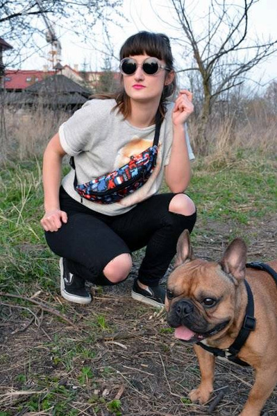 Hip Bag French Bulldog, Frenchie Dog Bum Bag Psiakrew