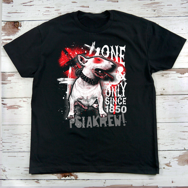 Koszulka męska Bull Terrier Since 1850 Psiakrew