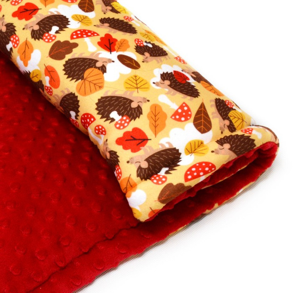 Premium Mat Plaid Blanket for the dog Hedgehog Dreamer Psiakrew Design