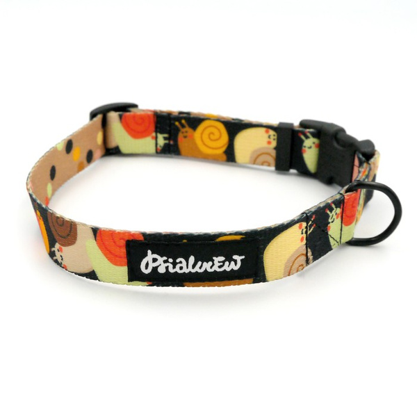 Dog Collar Snail Family Psiakrew, 2 cm 0.78"  wide, for smaller dogs