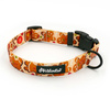 Dog Collar Cinnamon Gingerbread Psiakrew 2.5 cm 1"  wide, black fittings