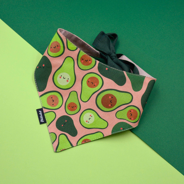 Guacamole Time Psiakrew Bandana, gebundenes Taschentuch, Baumwollschal