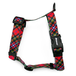 Guard Harness for Dog Tartan Psiakrew, black extras