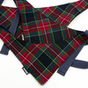 Bandanka dla psa w szkocką kratę Tartan Psiakrew granatowa