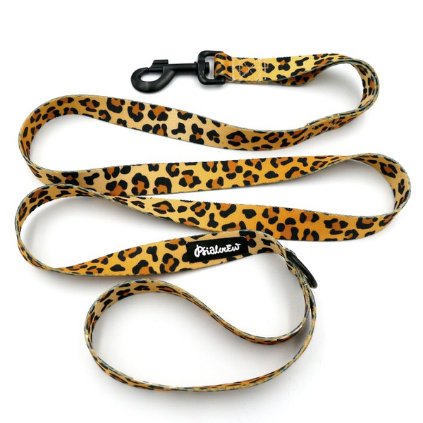 Dog Leash Tarzan Psiakrew width 2.5 cm, 1" wide, big black snap hook 8 cm