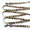Long Dog Leash Dog Tattoo Flash width 2 cm (0.78")  wide. black snap hook 7 cm