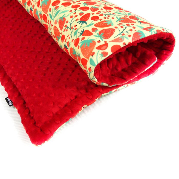 Premium Mat Plaid Blanket for the dog Green Frogs Psiakrew Design