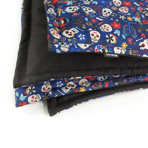 Waterproof Mat for the dog, puppy, cat, Día de los Muertos Psiakrew Design