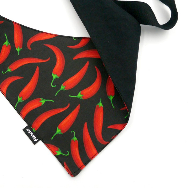 Dog Bandana Red Hot Chili Psiakrew handkerchief style to tie around your pet’s neck