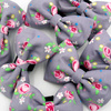 Gray Dog Bow Tie Rosa, Pet Bow Tie, Bowtie, Collar Attachment