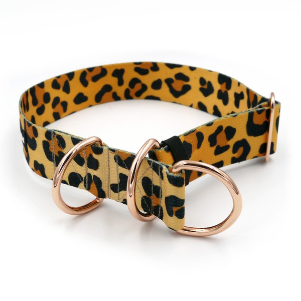 Half-choke collar Tarzan 4 cm wide, medium and big dogs, black extras