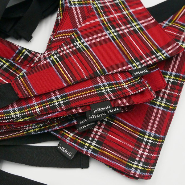 Bandanka dla psa w szkocką kratę Tartan Psiakrew