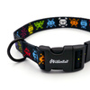 Dog Collar Invaders Psiakrew 2.5 cm 1"  wide, black fittings