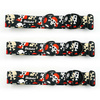Half-choke collar Pirates, 4 cm wide, medium and big dogs, black extras