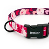 Dog Collar Piggy in Love Psiakrew 2.5 cm 1"  wide, black fittings
