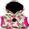 Dog Hoodie Watermelon Psiakrew, reflective inserts, watermelon pattern