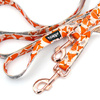 Dog Leash Foxy Lady width 2.5 cm, 1"  wide, pink gold, big snap hook 8 cm