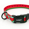 Dog Collar Psiakrew Watermelon 2.5 cm 1"  wide, black extras